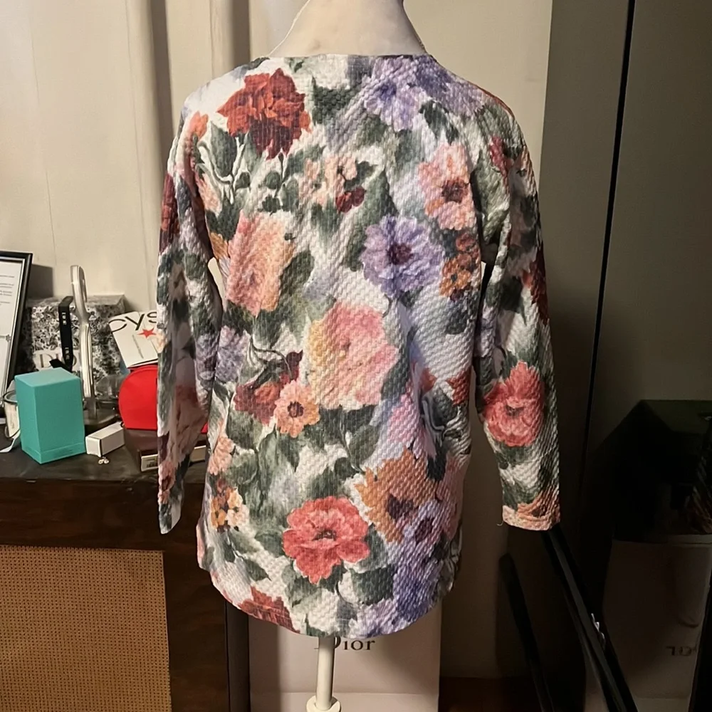 🆑FINAL PRICE‼️ ❤️VINTAGE❤️ Jessica Roberts sweater like long sleeve top - Picture 3 of 5